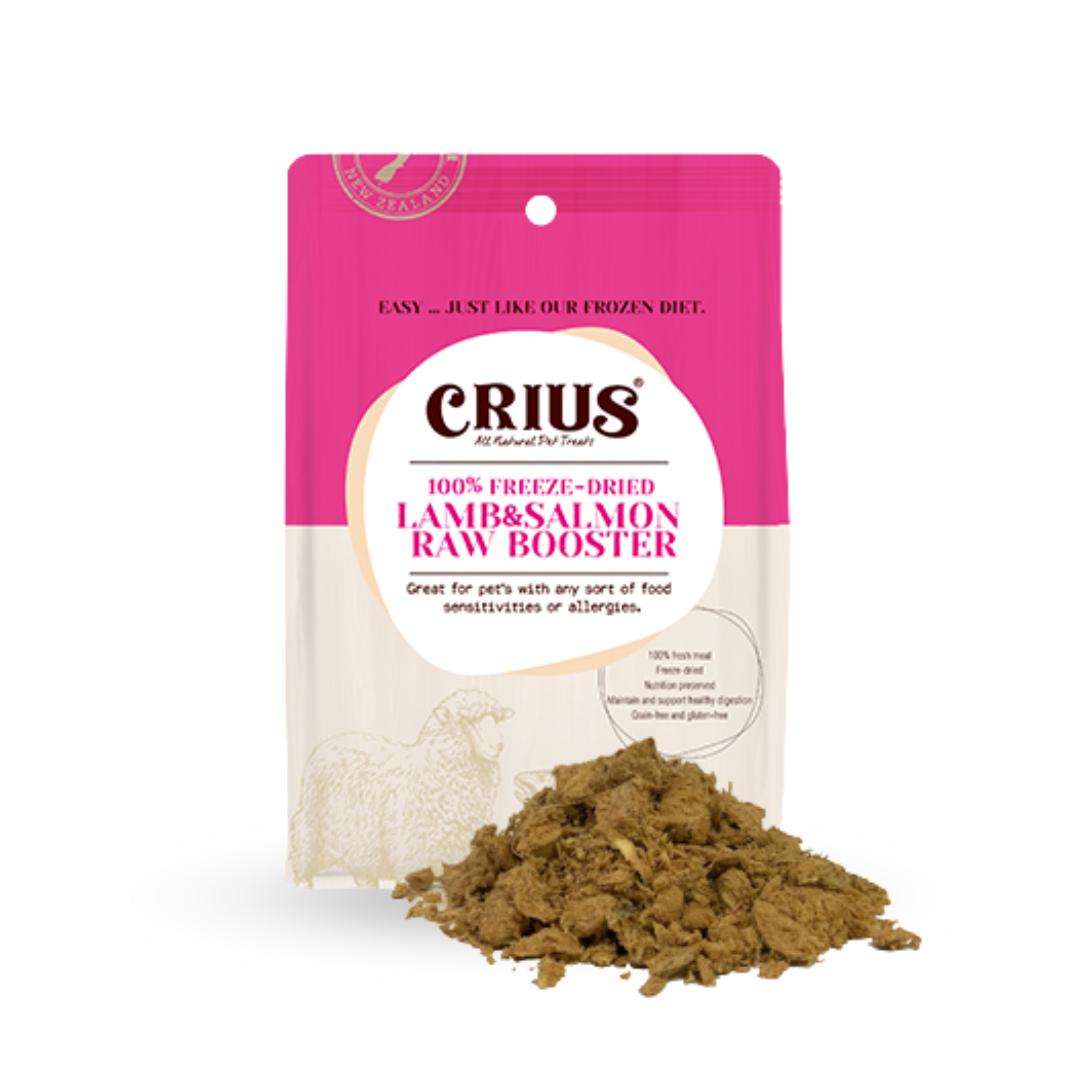 Crius Freeze Dried Raw Booster (4 Flavours) Crius