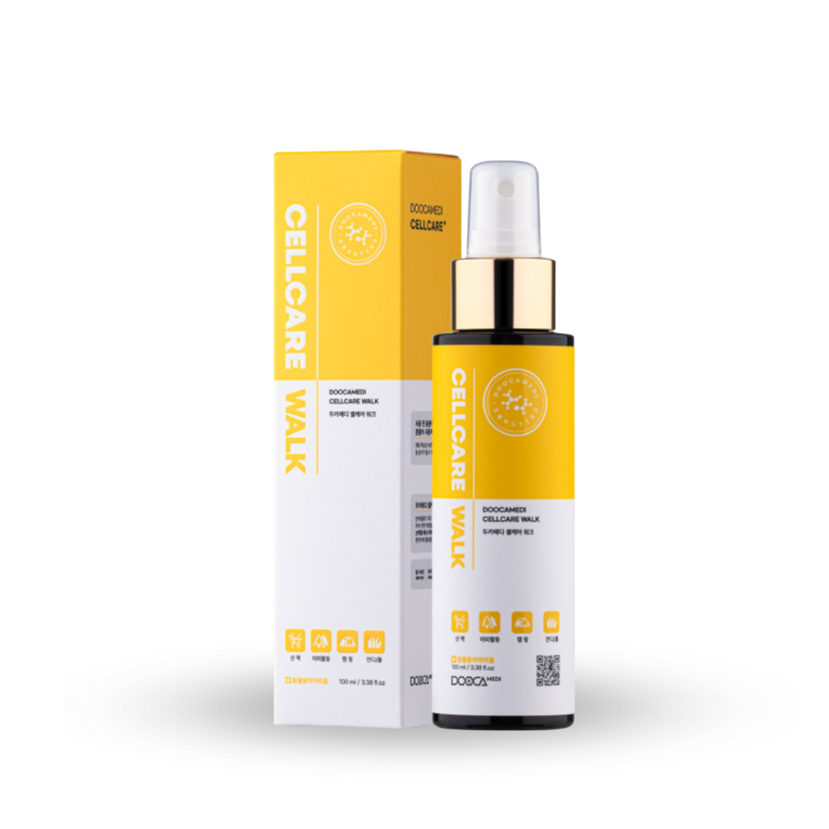 Doocamedi Cellcare Walk Stem Cell Pet Anti-Flea Spray 100ml with natural essential oils for pet coat and skin protection