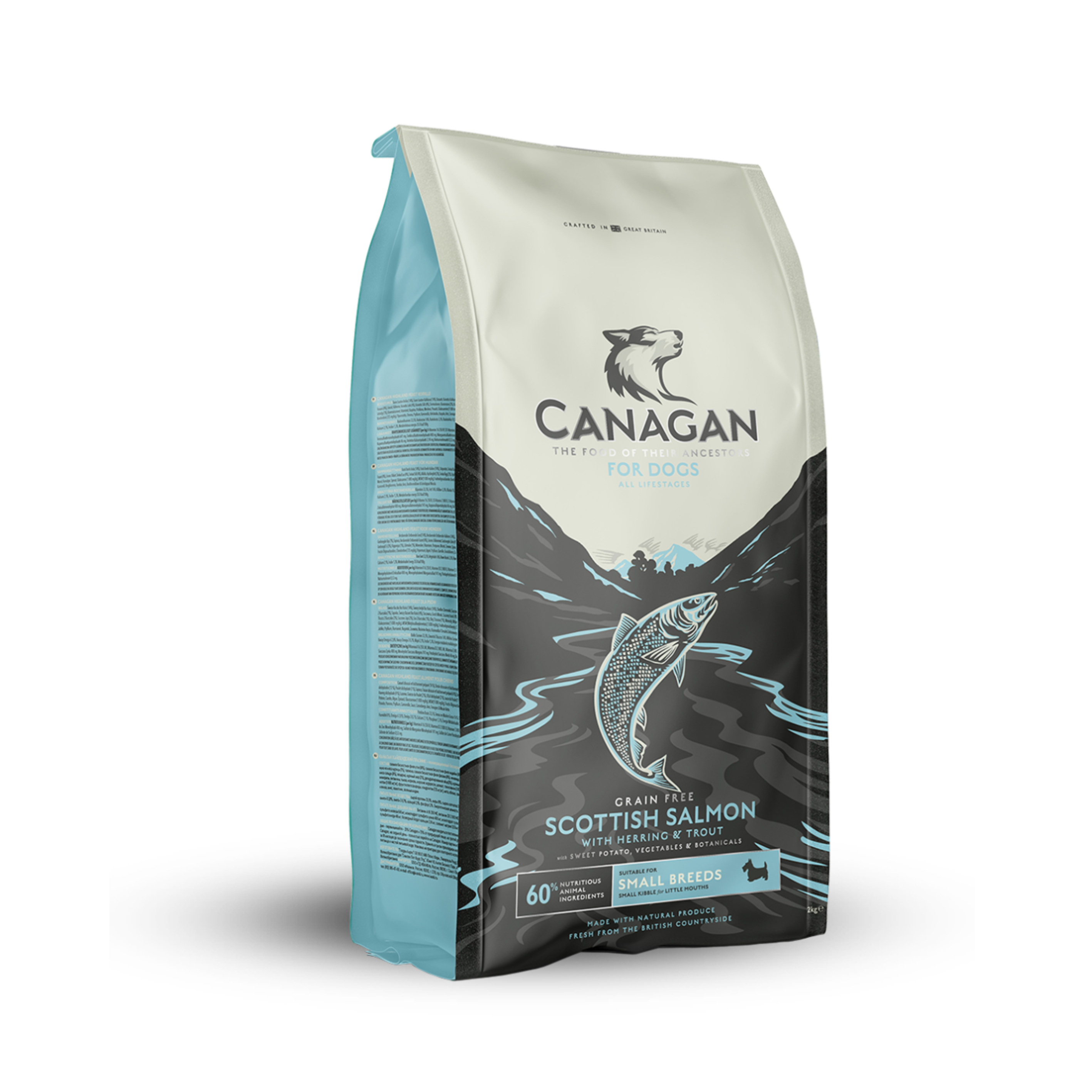 Canagan - 無穀蘇格蘭鮭魚（小型犬種） | 無穀物蘇格蘭三文魚 (小粒/小型犬)