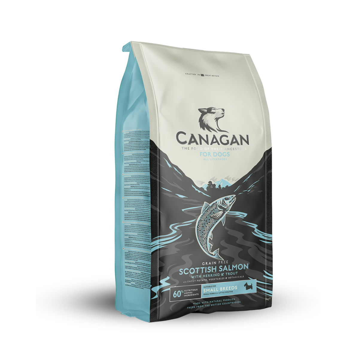 Canagan - 無穀蘇格蘭鮭魚（小型犬種） | 無穀物蘇格蘭三文魚 (小粒/小型犬)