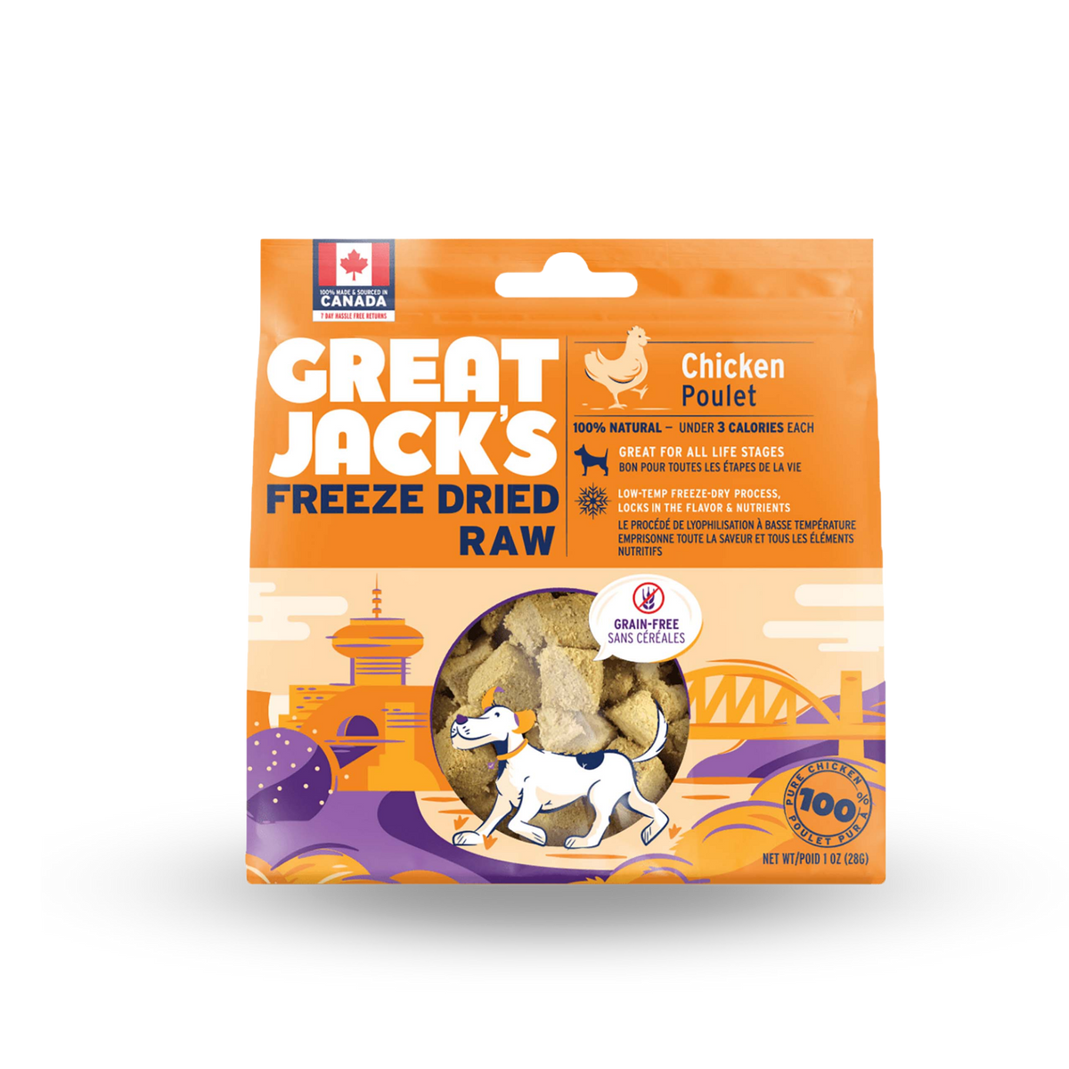 Great Jacks Dog Treat - Freeze-Dried Chicken | 100%凍乾脫水雞肉 Great Jack's