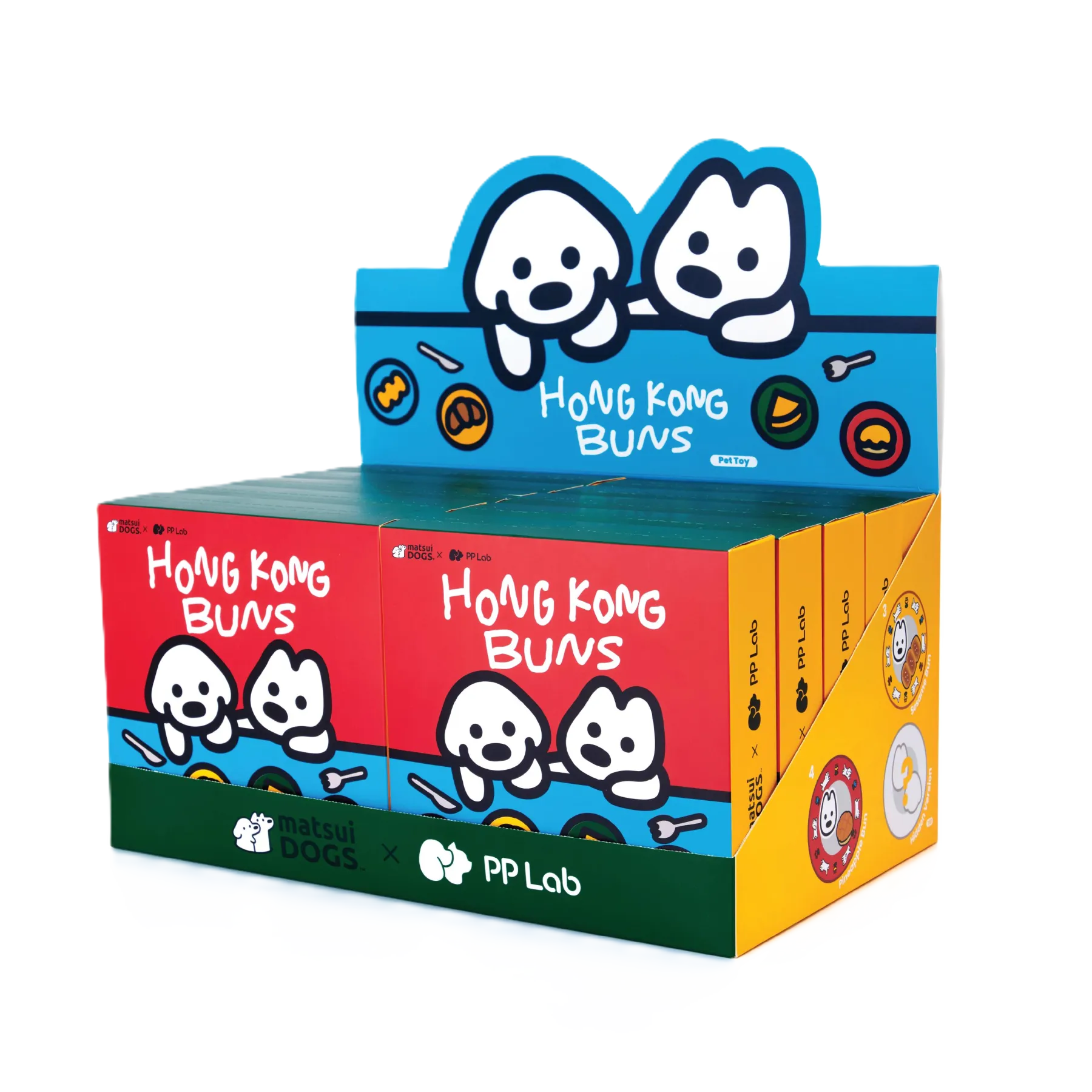 matsui DOGS x PP Lab Hong Kong Buns Blind Box | Dog Sniffing Toy | Nosework Plush Toy 松井狗狗 x PP Lab 香港麵包盲盒 | 狗狗嗅覺藏食玩具 | 鼻工作毛絨玩具 Bite Me