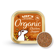 LILY’S KITCHEN Organic Wet Food for Dogs-Organic Chicken Supper | 有機雞肉特餐 LILY’S KITCHEN