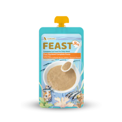 Astkatta FEAST Complete Puree - Pure Mackerel Astkatta - Feast 鮮肉盛宴營養主食肉泥唧唧包 - 純鯖魚 110g ástkatta