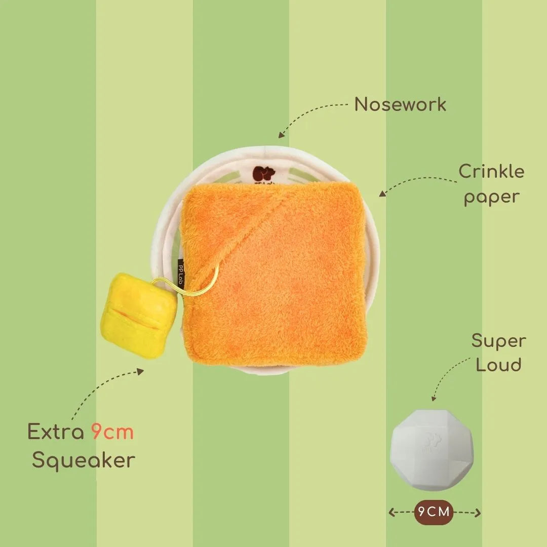 PP Lab - Butter French Toast | Sniffing Toy | 鮮油西多 | 藏食玩具 Bite Me