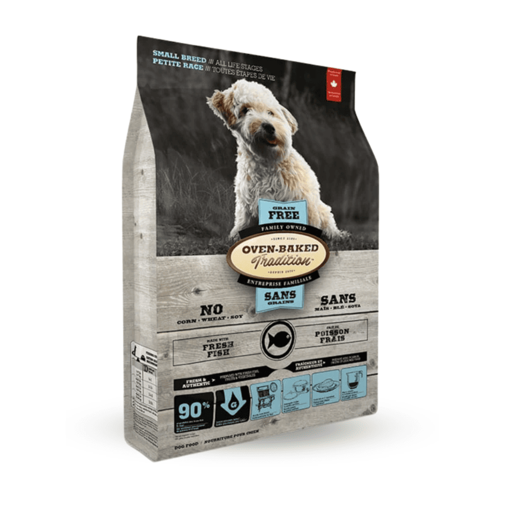 Oven-Baked Tradition Small Breed Adult Grain Free Fish Dog Dry Food 5lb Oven Baked