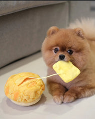 PP Lab - Pineapple Bun + Paper Bag Combo | 菠蘿包連紙袋藏食玩具 Bite Me