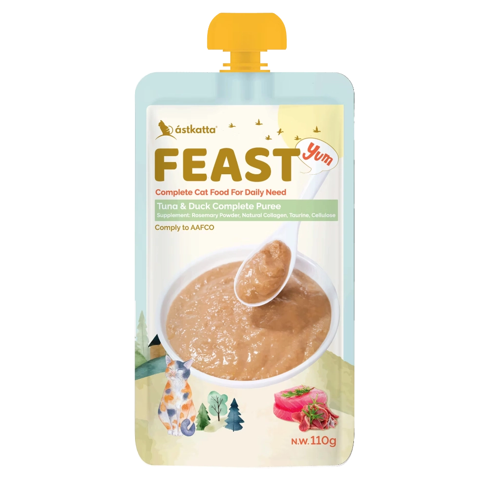 astkatta Tuna & Duck Complete Purée (110g)