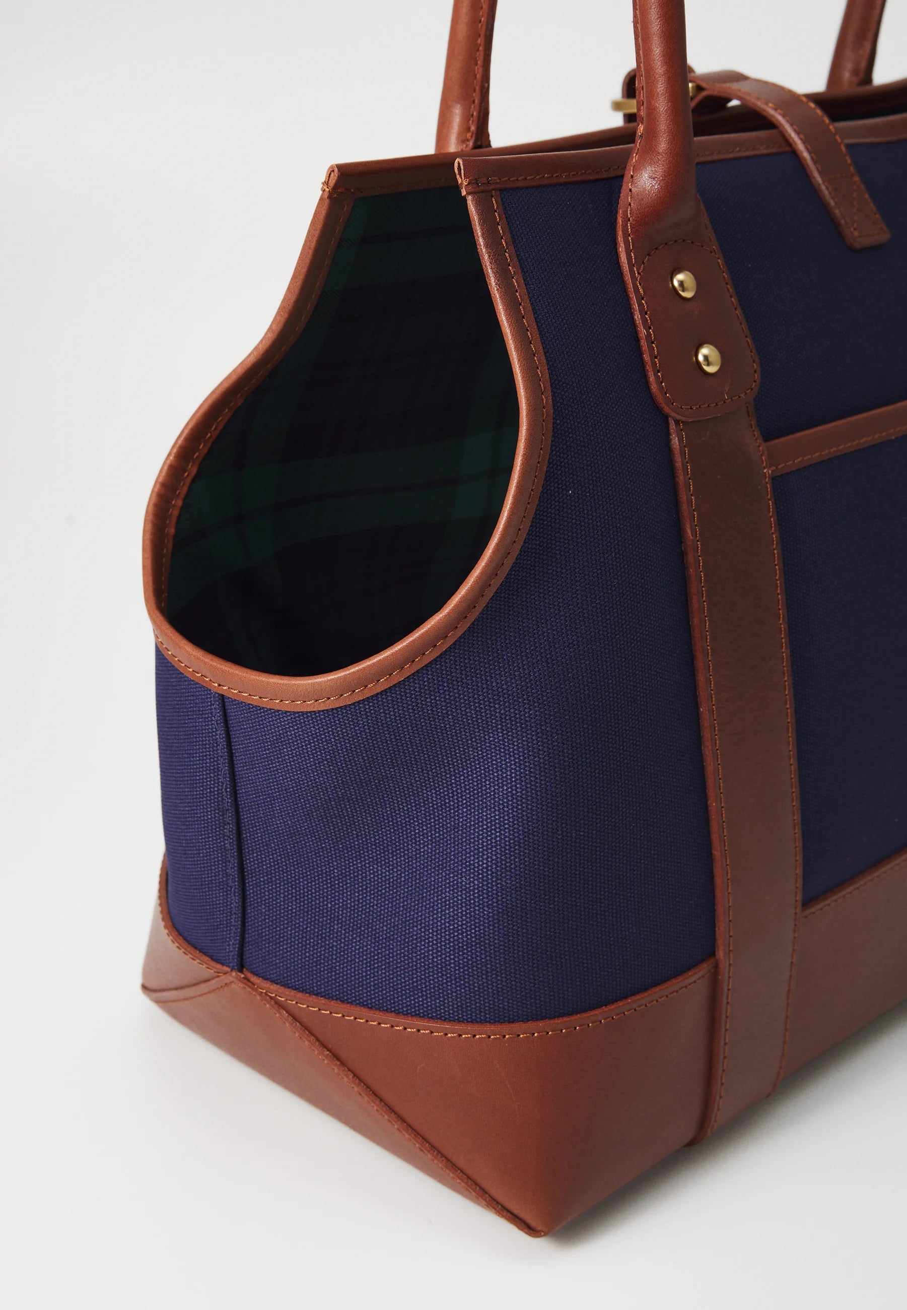 Ralph Lauren Leather & Canvas Polo Pet Traveling Tote Bag | 皮革帆布馬球寵物旅行托特包 PET