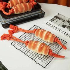 PP Lab - Sausage Bun Tug Toy | 小腸仔包拉扯玩具 Bite Me