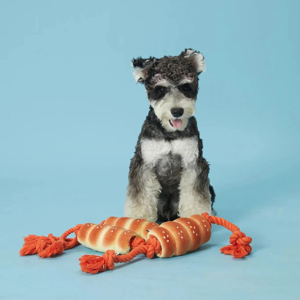 PP Lab - Sausage Bun Tug Toy | 小腸仔包拉扯玩具 Bite Me