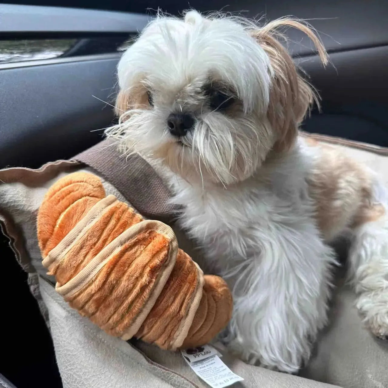 PP Lab - Croissant + Paper Bag Combo | 牛角包連紙袋藏食玩具 Bite Me