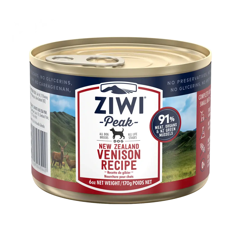 Grain free range venison dog can 無穀物放養鹿肉狗罐頭 (6罐) Ziwi